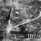 Air view; Shrub Hill Rd; Left gasworks; foreground Vulcan works; 1920 (J0811051E36)