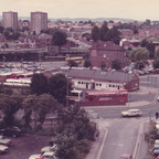 View West from Blackfriars Precinct roof 1989
